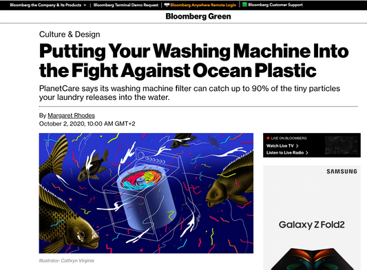 Putting your washing machine into the fight against ocean plastic