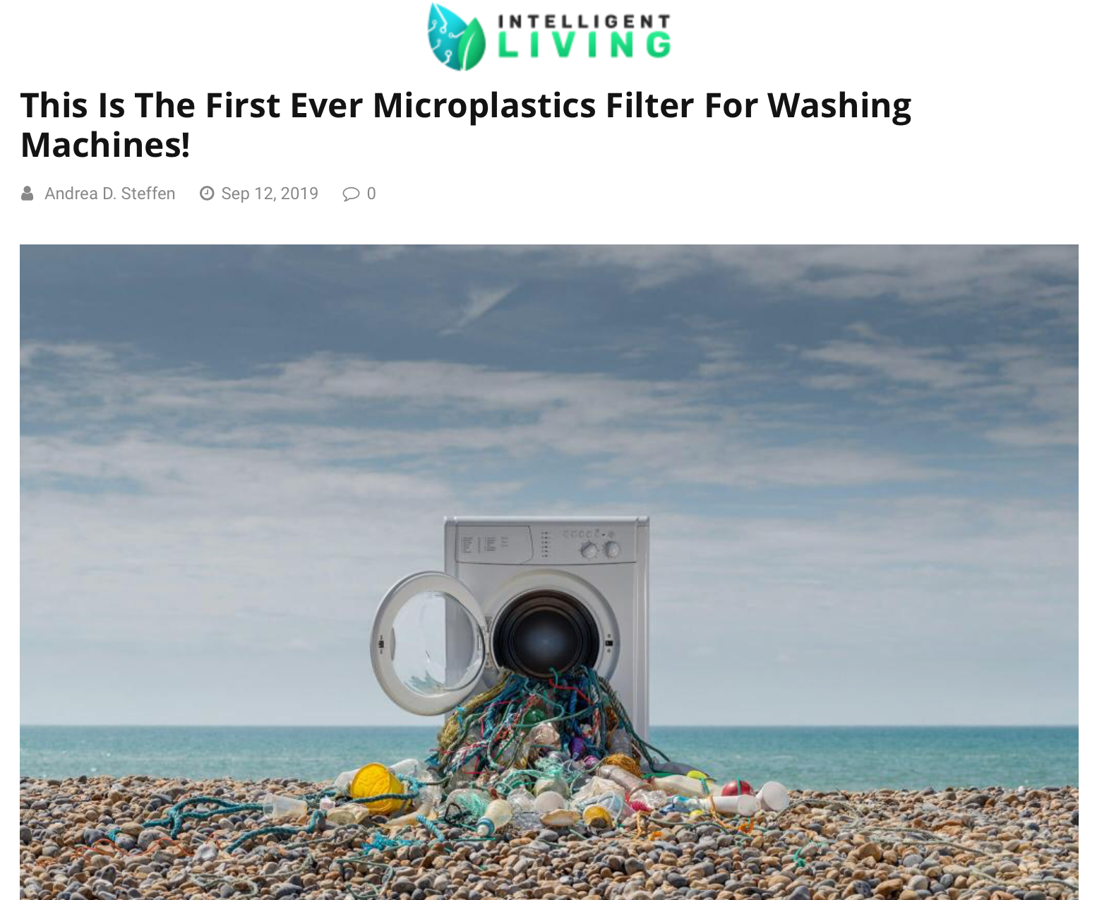 This is the first ever microplastics filter for washing machines!
