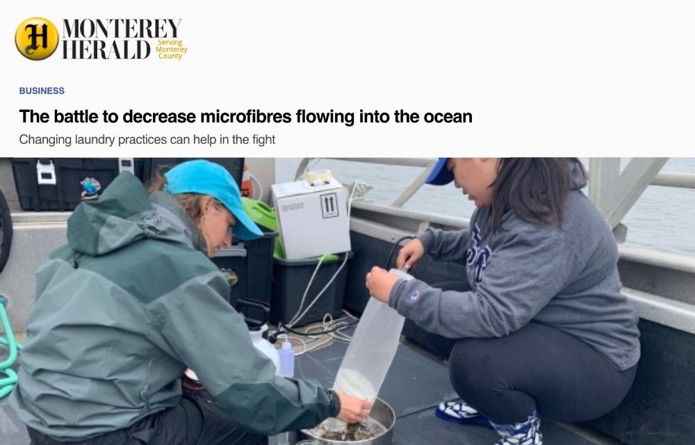 Monterey Herald: The battle to decrease microfibers flowing into the ocean
