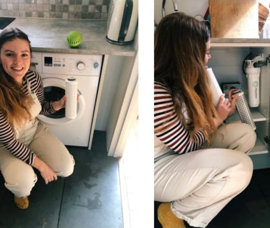 When you have a built-in washing machine