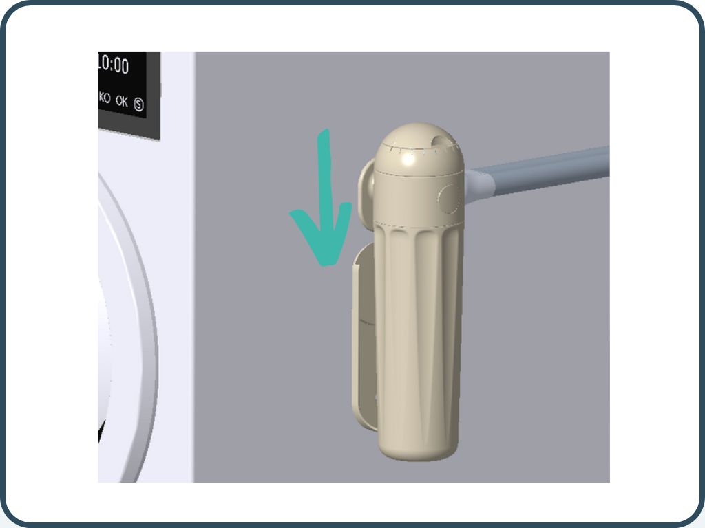 Attach the filter to the holder