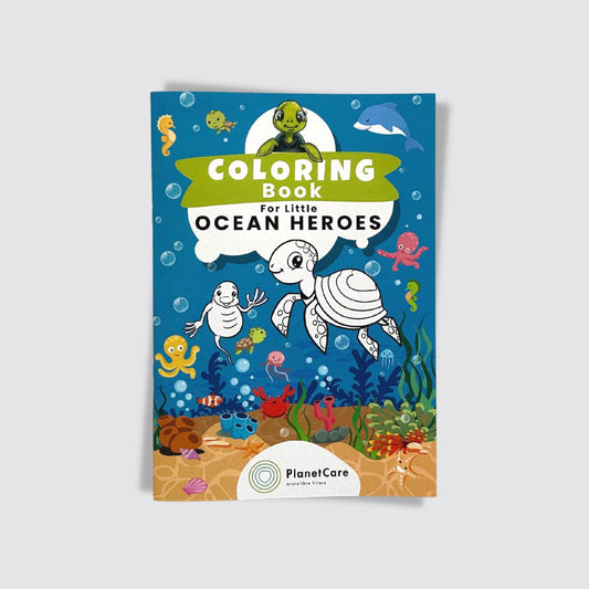 Malbuch und Kindergeschichte für kleine Meereshelden